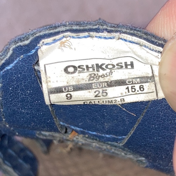 OSHKOSH B’GOSH Callum 2 Washable Toddler Sandals Size 9 - Picture 7 of 8
